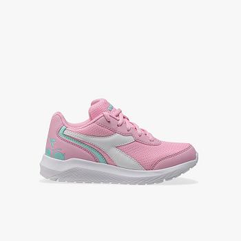 Diadora Falcon Jr Ruzove - Detske Bezecke Topanky